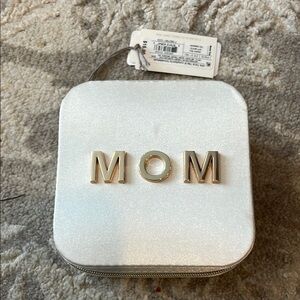 Jewelry Box for travel with MOM Letters